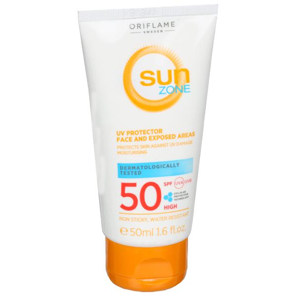 Buy Oriflame Sun Zone SPF 50 High Protection Sun Cream 50 ml Online at ...