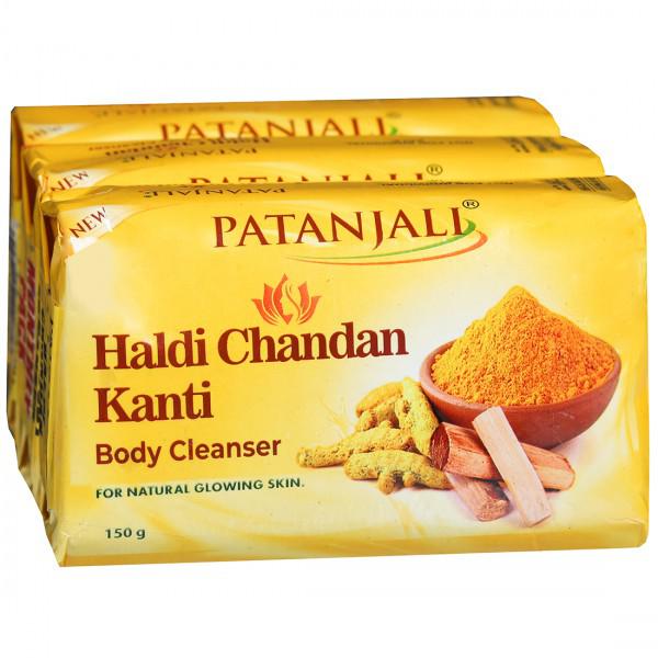 Buy Patanjali Haldi Chandan Kanti Body Cleanser 3 X 150 G Online At