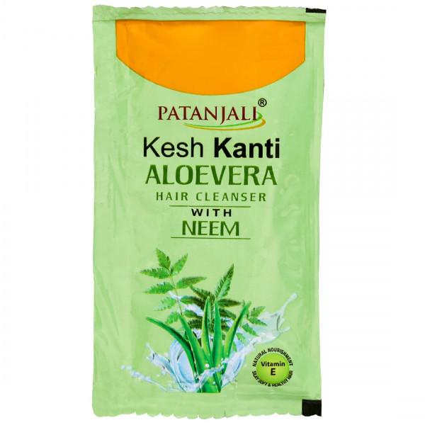 Buy Patanjali Kesh Kanti Aloevera Hair Cleanser with Neem 5 ml Online at  Best price in India | Flipkart Health+