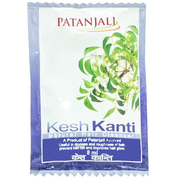 Buy Patanjali Kesh Kanti Natural Hair Cleanser 8 ml Online at Best price in  India | Flipkart Health+