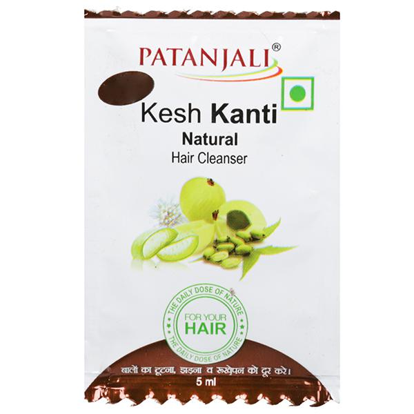 Buy Patanjali Kesh Kanti Natural Hair Cleanser 5 ml Online at Best price in  India | Flipkart Health+