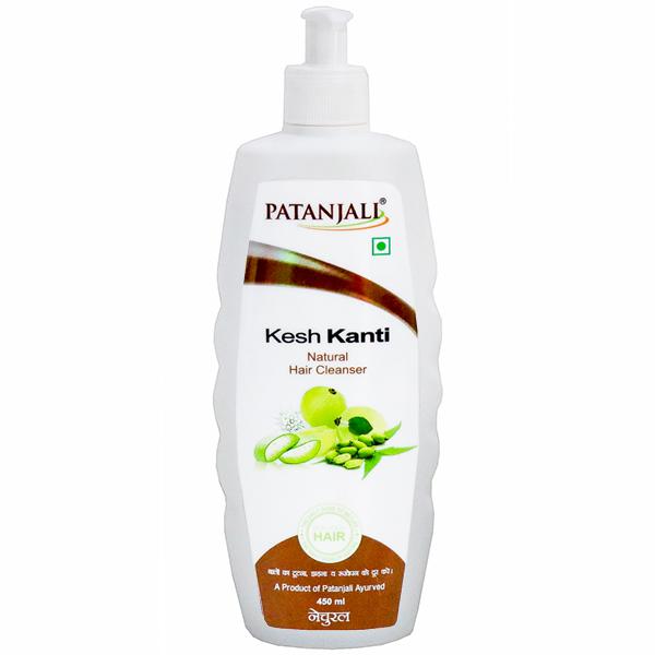 Buy Patanjali Kesh Kanti Natural Hair Cleanser 450 ml Online at Best price  in India | Flipkart Health+