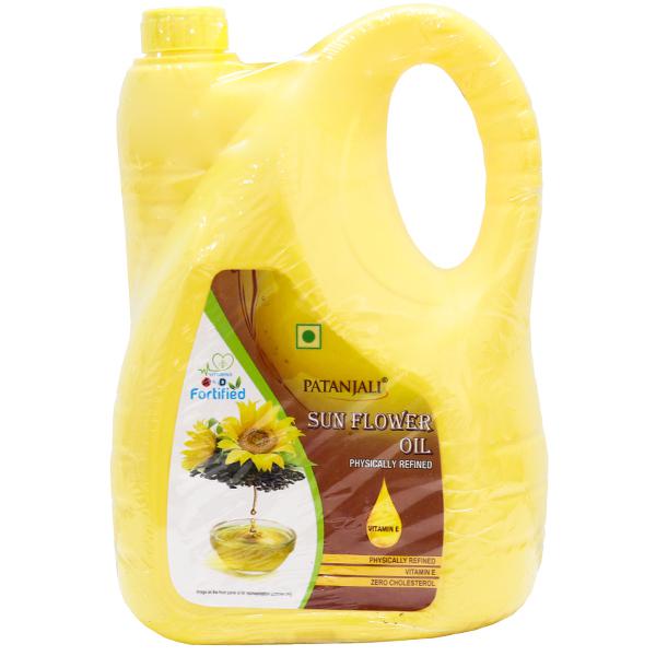 Buy Patanjali Sunflower Oil 5 L Online at Best price in India