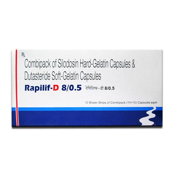 Rapilif D 8/0.5 Kit (10 Cap): Price, Overview, Warnings, Precautions, Side  Effects & Substitutes - IPCA | SastaSundar.com