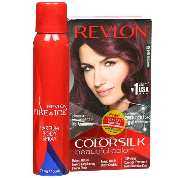 Buy Revlon Colorsilk Deep Burgundy 3db Hair Color Free