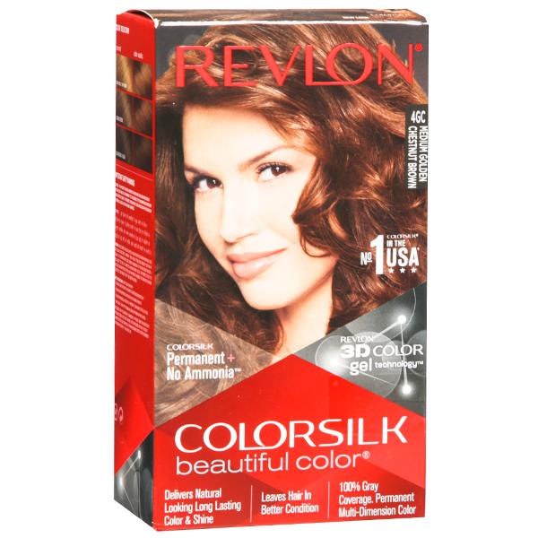 Revlon Colorsilk Medium Golden Chestnut Brown 4gc Hair Color 40 Ml
