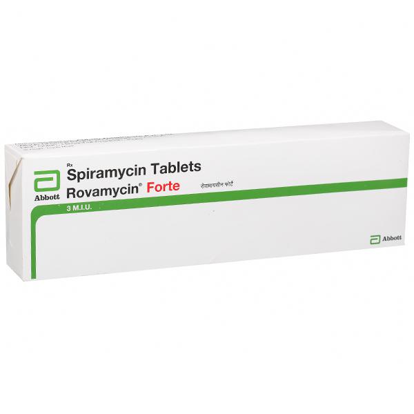 Rovamycin Forte Tablet 10 Tab Price Overview Warnings Precautions Side Effects Substitutes Abbott Healthcare Pvt Ltd Sastasundar Com