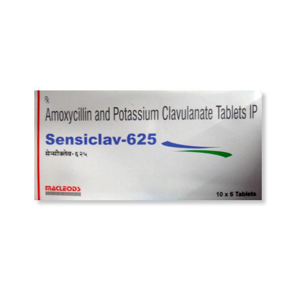 Sensiclav 625 mg Tablet (6 Tab): Price, Overview, Warnings, Precautions,  Side Effects & Substitutes - MACLEODS PHARMACEUTICALS LTD | SastaSundar.com