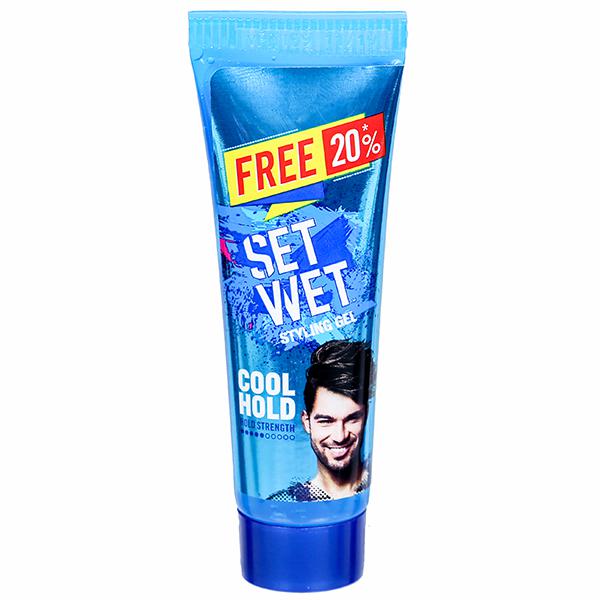 Buy Set Wet Cool Hold Hair Styling Gel (Free 20% Extra) 20 ml Online at  Best price in India | Flipkart Health+