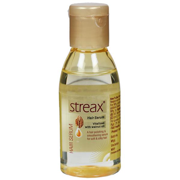 Buy Streax Hair Serum Vitalized with Walnut Oil 25 ml Online at Best price  in India | Flipkart Health+