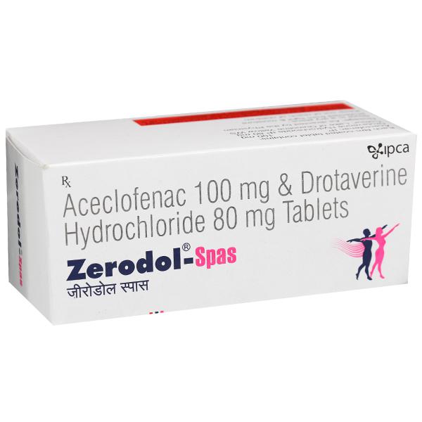 Zerodol Spas Tablet (10 Tab): Price, Overview, Warnings, Precautions, Side  Effects & Substitutes - IPCA | SastaSundar.com