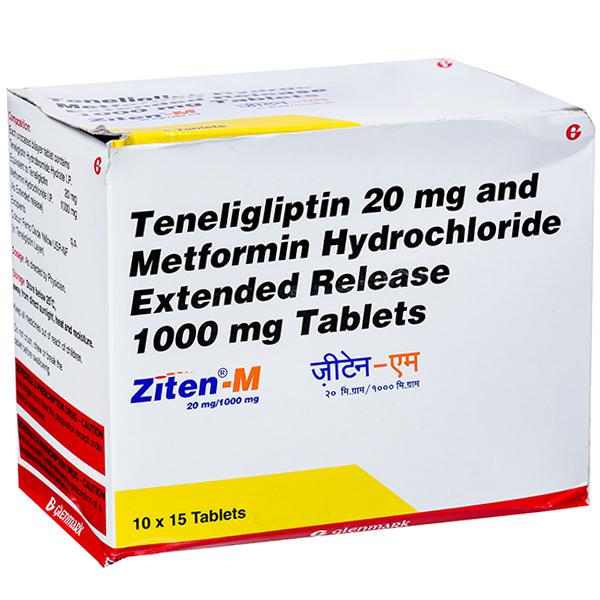 Ziten M Mg 1000 Mg Tablet 15 Tab Price Overview Warnings Precautions Side Effects Substitutes Glenmark Pharmaceuticals Ltd Sastasundar Com