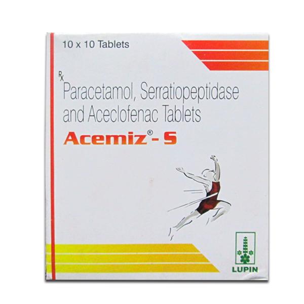 Acemiz S Tablet 10 Tab Price Overview Warnings Precautions Side Effects Substitutes Lupin Generic Division Sastasundar Com