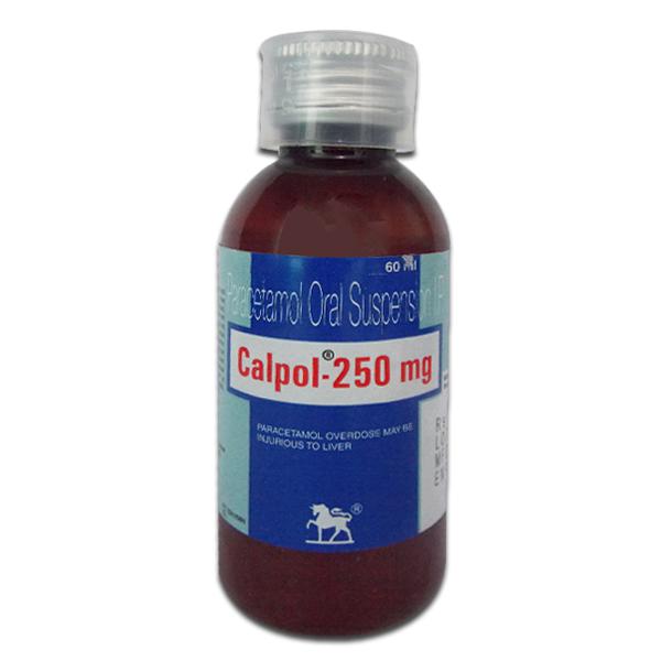 Calpol 250 Mg Suspension 60 Ml Price Overview Warnings Precautions Side Effects Substitutes Glaxo Smithkline Pharmaceuticals Limited Sastasundar Com