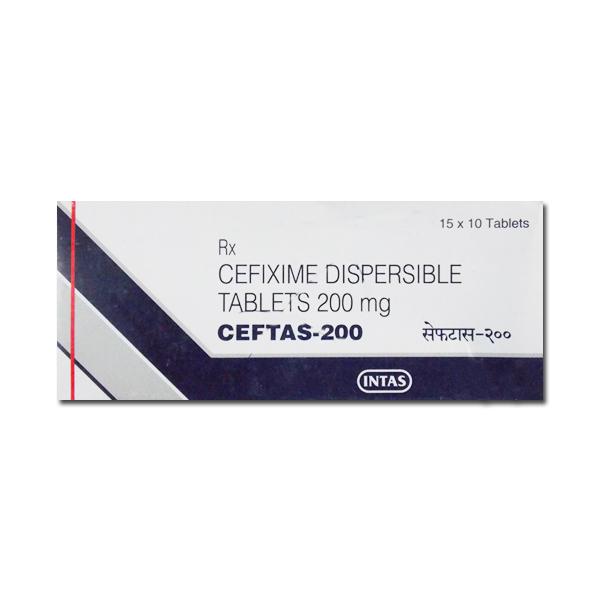 Ceftas 200 mg Tablet (10 Tab)