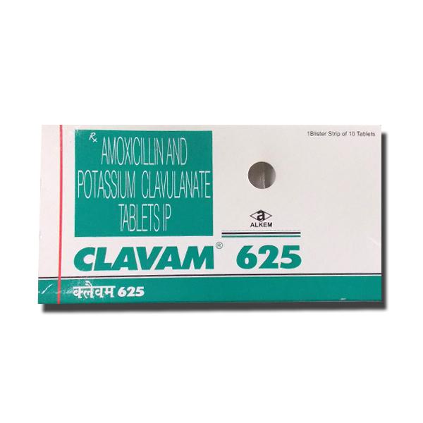 Clavam 625 mg Tablet (10 Tab)