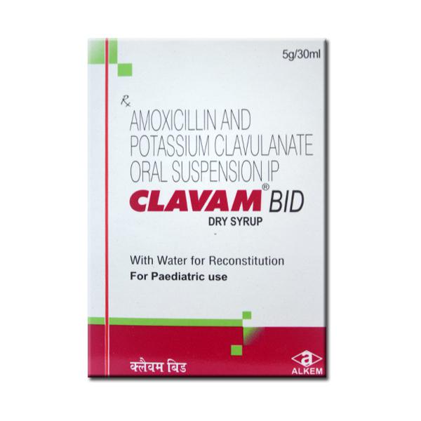Clavam Bid Dry Syp 30 ml: Price, Overview, Warnings, Precautions, Side  Effects & Substitutes - Alkem Laboratories Ltd. | SastaSundar.com
