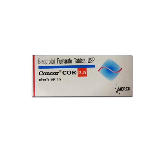 Concor Cor 2.5 mg Tablet (10 Tab)