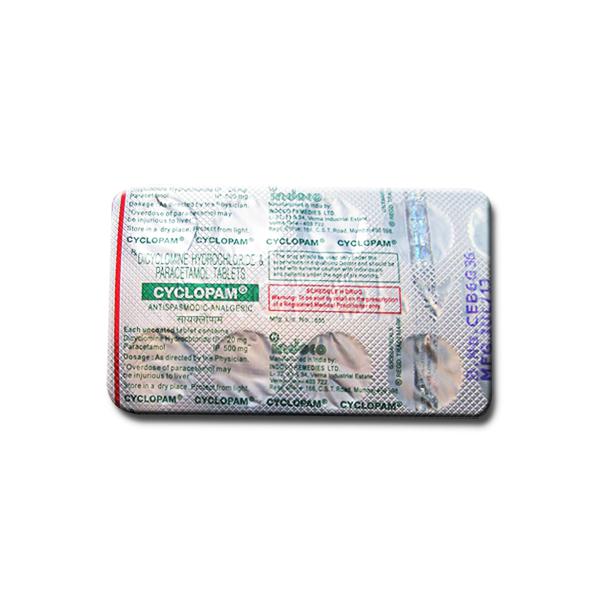 alcohol paracetamol i Tablet Price, (10 Tab): Cyclopam Warnings Overview,