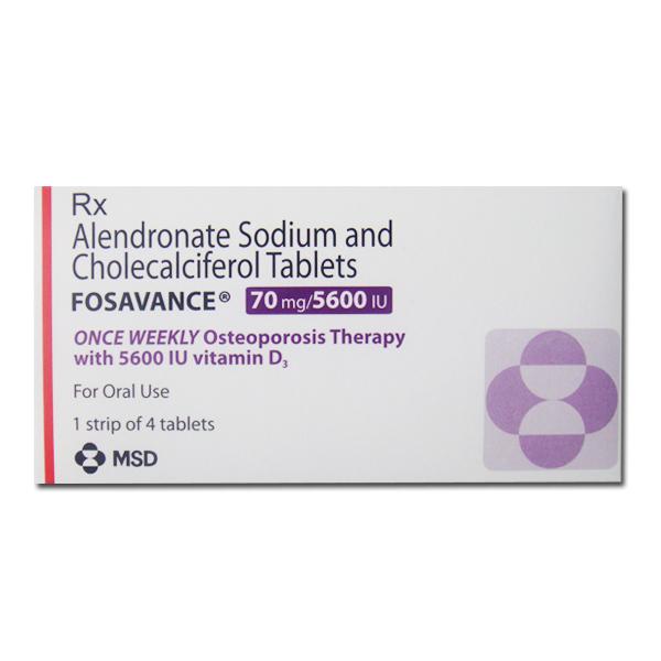 Fosavance 70 Mg 5600 Iu Tablet 4 Tab Price Overview Warnings Precautions Side Effects Substitutes Menarini India Private Limited Sastasundar Com