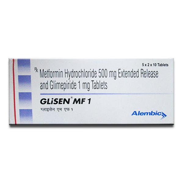 Glisen MF 1 mg Tablet (10 Tab): Price, Overview, Warnings, Precautions,  Side Effects & Substitutes - ALEMBIC PHARMACEUTICALS LTD. | SastaSundar.com