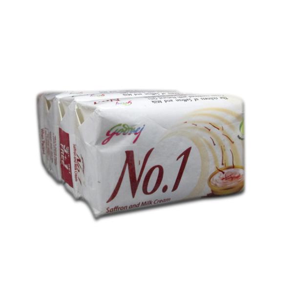 Buy Godrej No 1 Saffron Milk Cream Soap 4 X 60 G Online