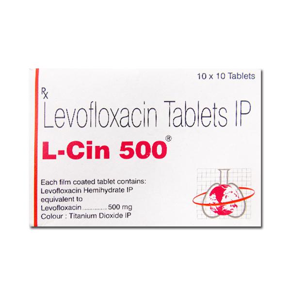 L Cin 500 Mg Tablet 10 Tab Price Overview Warnings Precautions Side Effects Substitutes Lupin Ltd Sastasundar Com