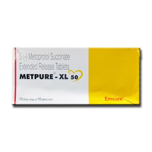 Metpure XL 50 mg Tablet (10 Tab): Price, Overview, Warnings, Precautions,  Side Effects & Substitutes - EMCURE PHARMACEUTICALS LTD. | SastaSundar.com