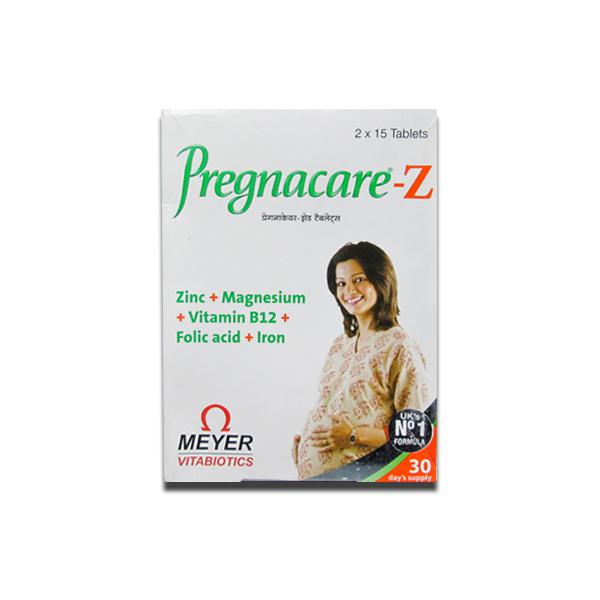 Pregnacare Z Tablet 15 Tab Price Overview Warnings Precautions Side Effects Substitutes Meyer Organics Pvt Ltd Sastasundar Com