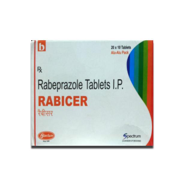Rabicer Tablet (10 Tab): Price, Overview, Warnings, Precautions, Side  Effects & Substitutes - Biochem (Generic Division) | SastaSundar.com