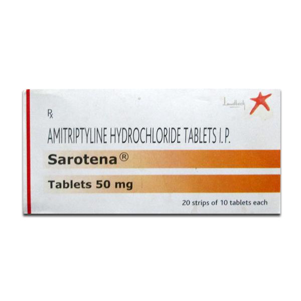 Sarotena 50 Mg Tablet 10 Tab Price Overview Warnings Precautions Side Effects Substitutes Lundbeck India Pvt Ltd Sastasundar Com