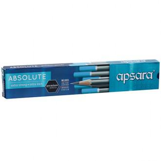 Apsara Platinum Extra Dark Pencils 1 Pack X 10 Pencils Eraser And Sharpner Free