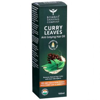 Buy Bombay Shaving Company Curry Leaves Anti Greying Hair Oil 2X Grey  Reduction Power 100 ml Online at Best price in India | Flipkart Health+