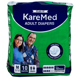 Buy Kare Med Classic Adult Diapers M Pack Of 10 Online at Best price in ...