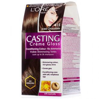 Buy Loreal Paris Casting Creme Gloss Conditioning Hair Colour 415 Iced  Chocolate ( g + 72 ml) Online at Best price in India | Flipkart Health+