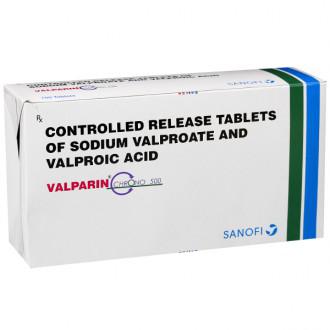 Valparin Chrono 500 Mg Tablet 10 Tab Price Overview Warnings Precautions Side Effects Substitutes Sanofi India Limited Sastasundar Com