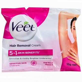 Buy Veet Sensitive Skin Aloe Vera & Vitamin E Hair Removal Cream 15 g  Online at Best price in India | Flipkart Health+
