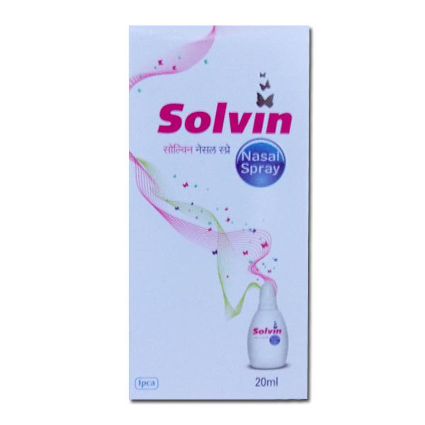 Solvin Nasal Spray 20 ml: Price 